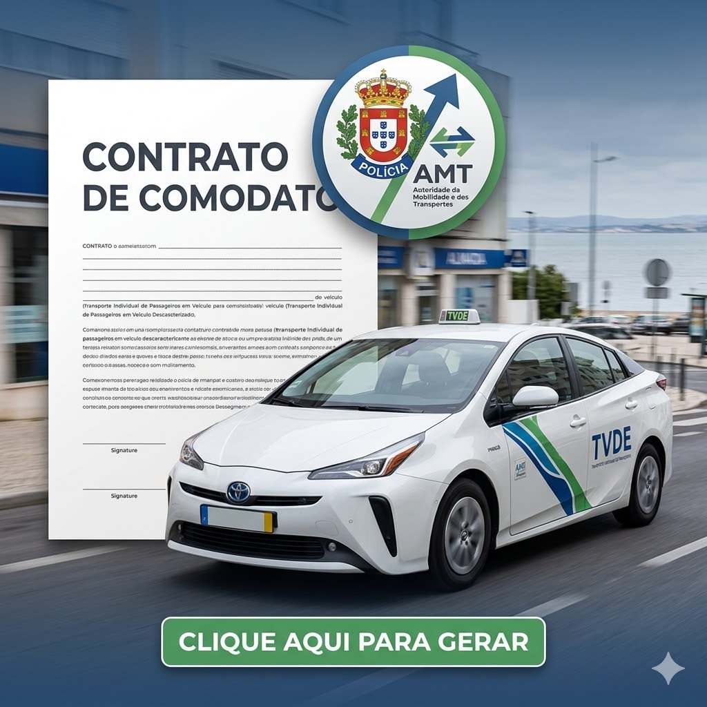 Contratos de comodato TVDE